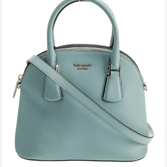 Kate Spade Sylvia Dome Satchel light blue crossbody purse - Picture 1 of 12